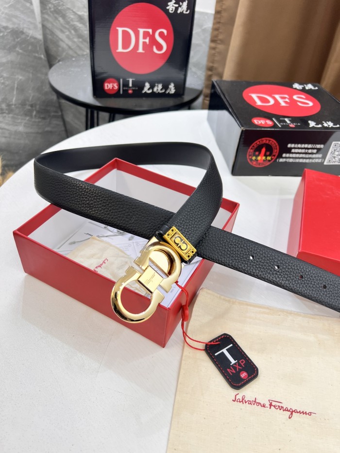 Streetwear Belt Ferragamo 321237 size:3.5cm