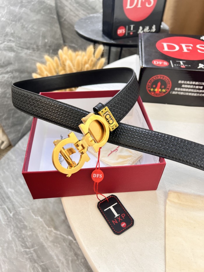 Streetwear Belt Ferragamo 321504 size:3.5cm