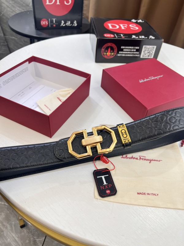 Streetwear Belt Ferragamo 321229 size:3.5cm