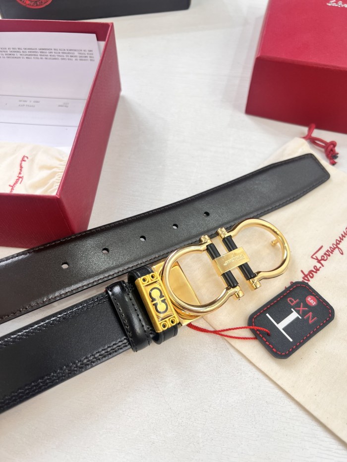 Streetwear Belt Ferragamo 321468 size:3.5cm