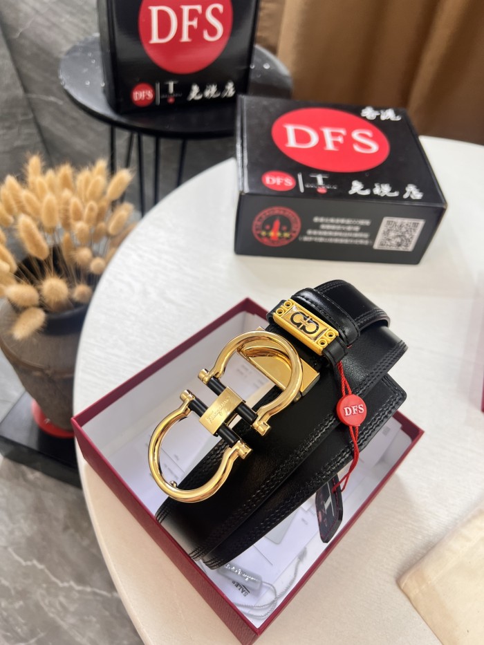 Streetwear Belt Ferragamo 321468 size:3.5cm