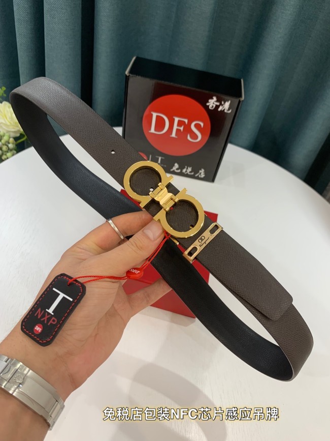 Streetwear Belt Ferragamo 321307 size:3.5cm