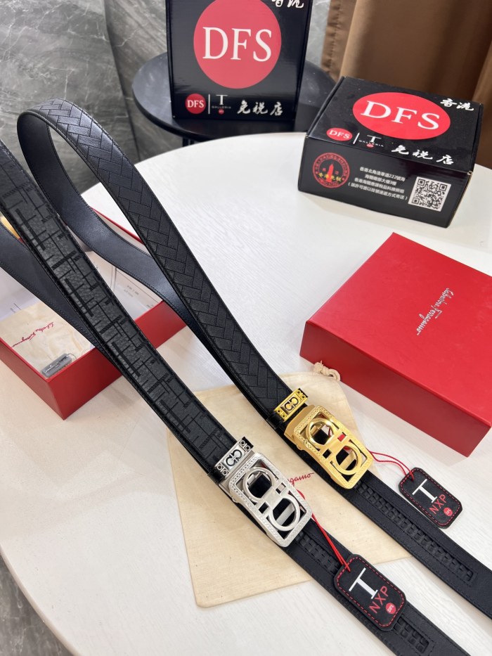 Streetwear Belt Ferragamo 321432 size:3.5cm