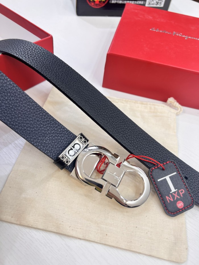 Streetwear Belt Ferragamo 321238 size:3.5cm