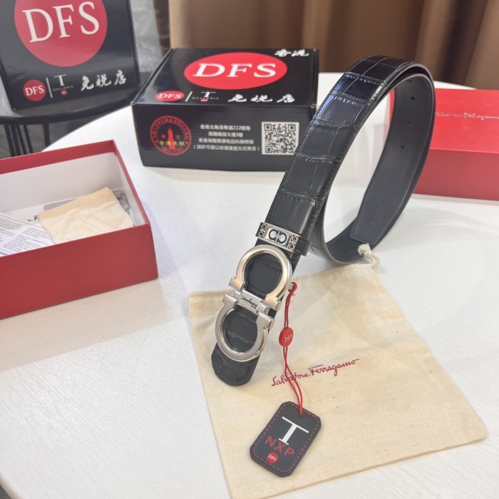 Streetwear Belt Ferragamo 321344 size:3.5cm