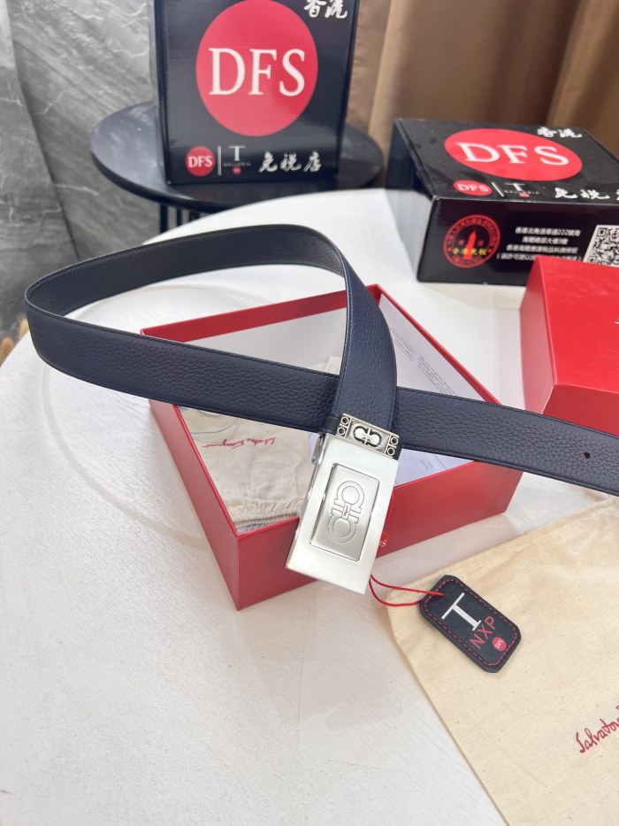 Streetwear Belt Ferragamo 321592 size:3.5cm