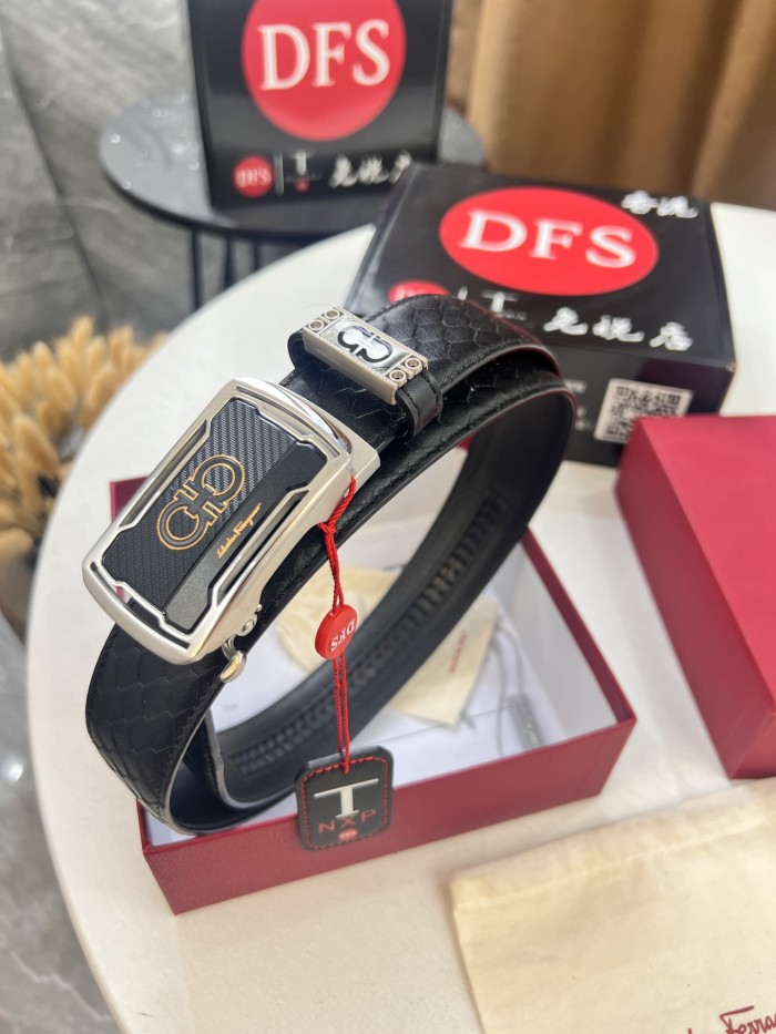 Streetwear Belt Ferragamo 321361 size:3.5cm