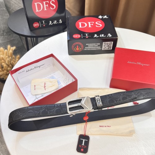 Streetwear Belt Ferragamo 321367 size:3.5cm