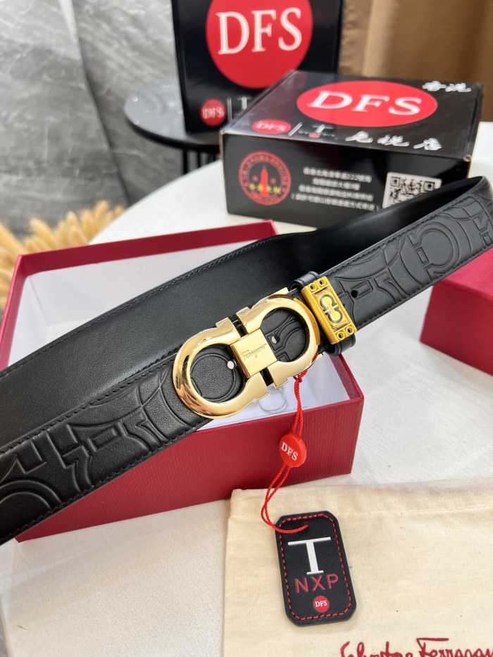 Streetwear Belt Ferragamo 321610 size:3.5cm