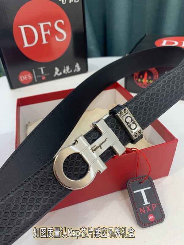 Streetwear Belt Ferragamo 321377 size:3.5cm