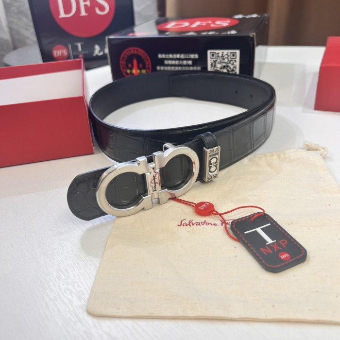 Streetwear Belt Ferragamo 321344 size:3.5cm