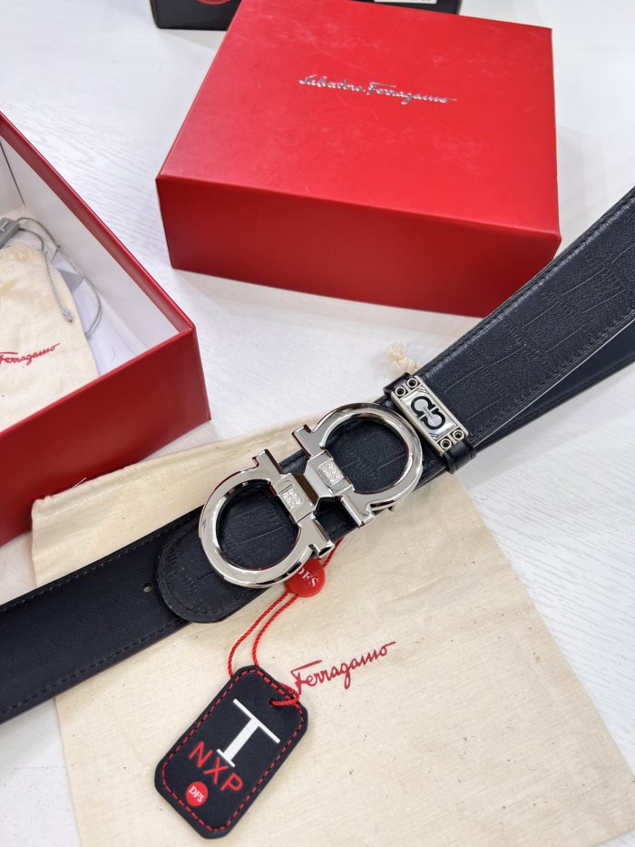 Streetwear Belt Ferragamo 321407 size:3.5cm