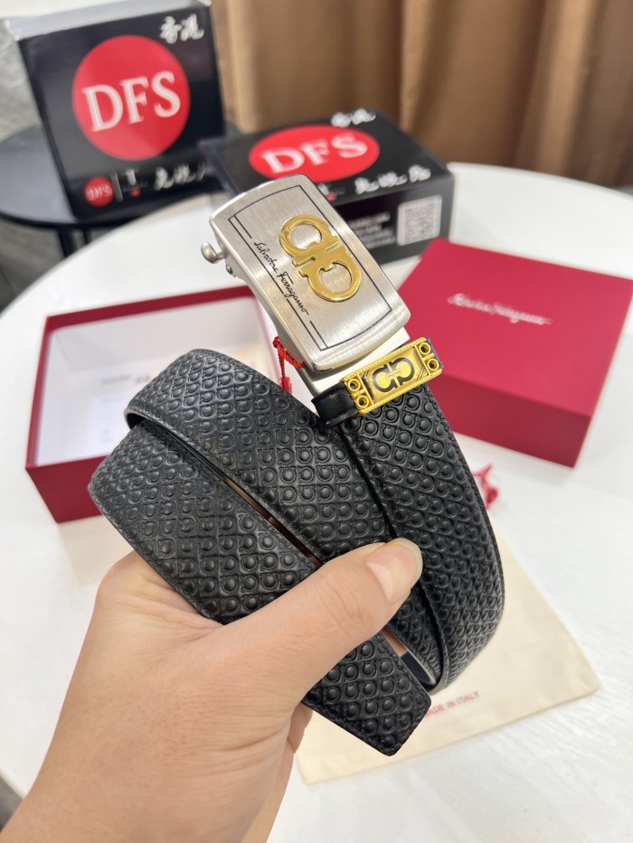 Streetwear Belt Ferragamo 321548 size:3.5cm