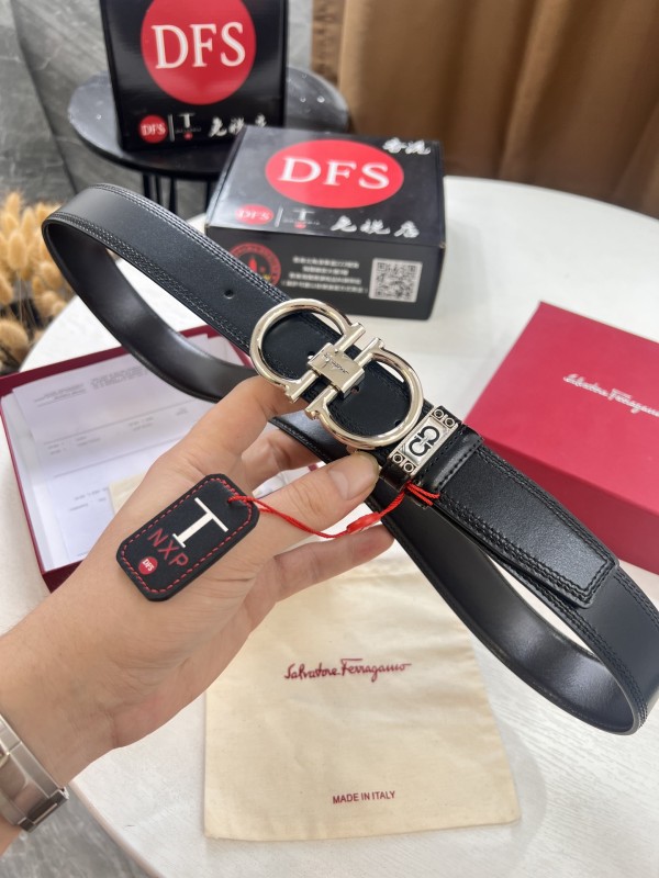 Streetwear Belt Ferragamo 321467 size:3.5cm