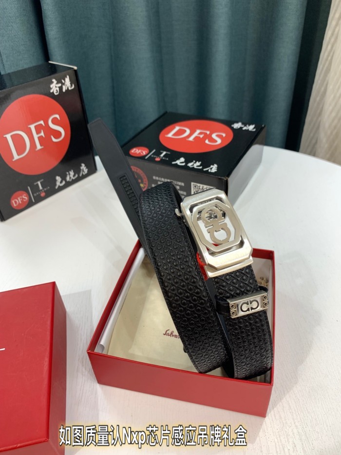 Streetwear Belt Ferragamo 321303 size:3.5cm