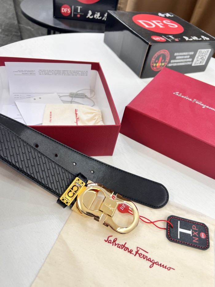 Streetwear Belt Ferragamo 321436 size:3.5cm