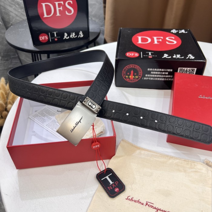 Streetwear Belt Ferragamo 321278 size:3.5cm