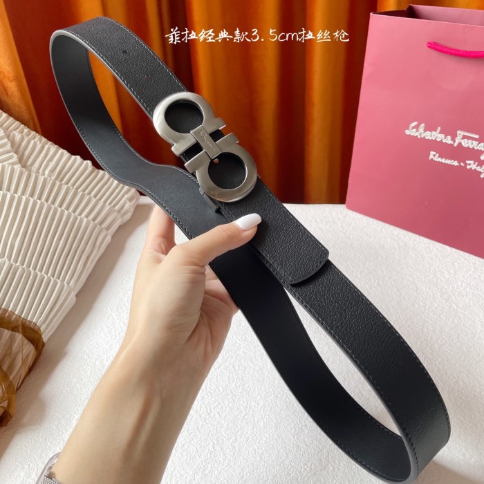Streetwear Belt Ferragamo 321447 size:3.5cm