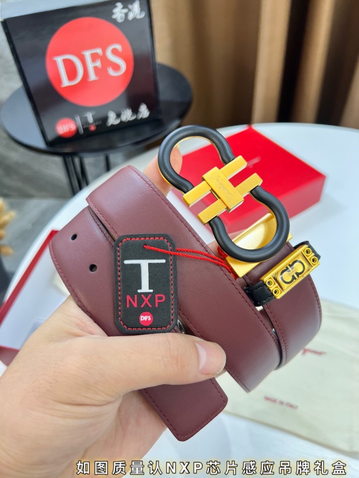 Streetwear Belt Ferragamo 321403 size:3.5cm