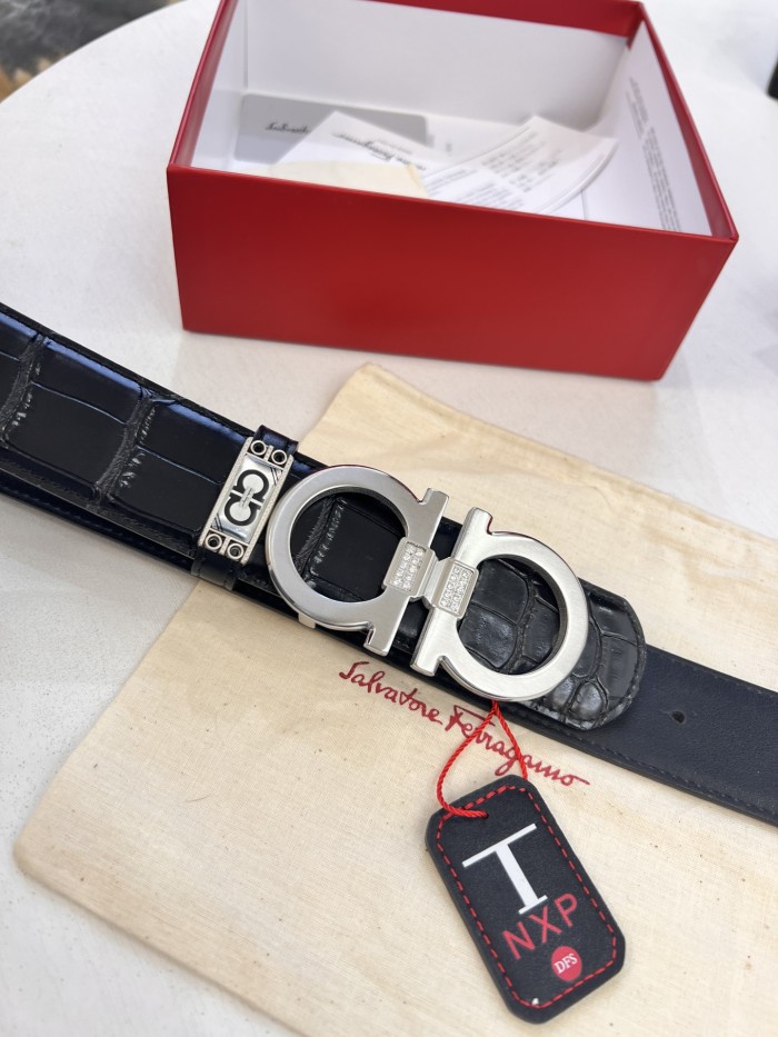 Streetwear Belt Ferragamo 321273 size:3.5cm