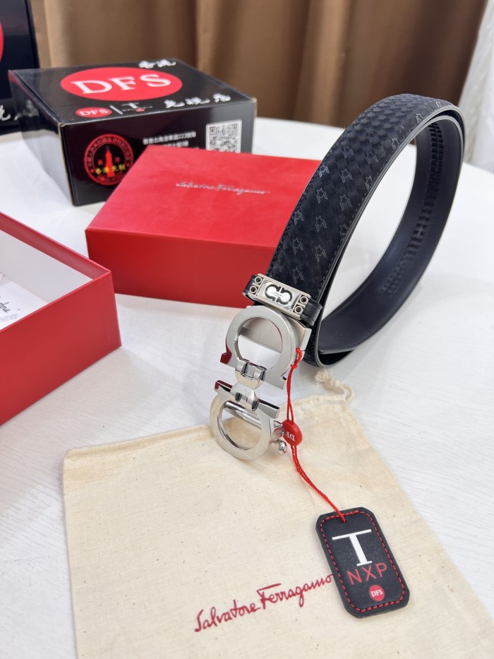 Streetwear Belt Ferragamo 321192 size:3.5cm