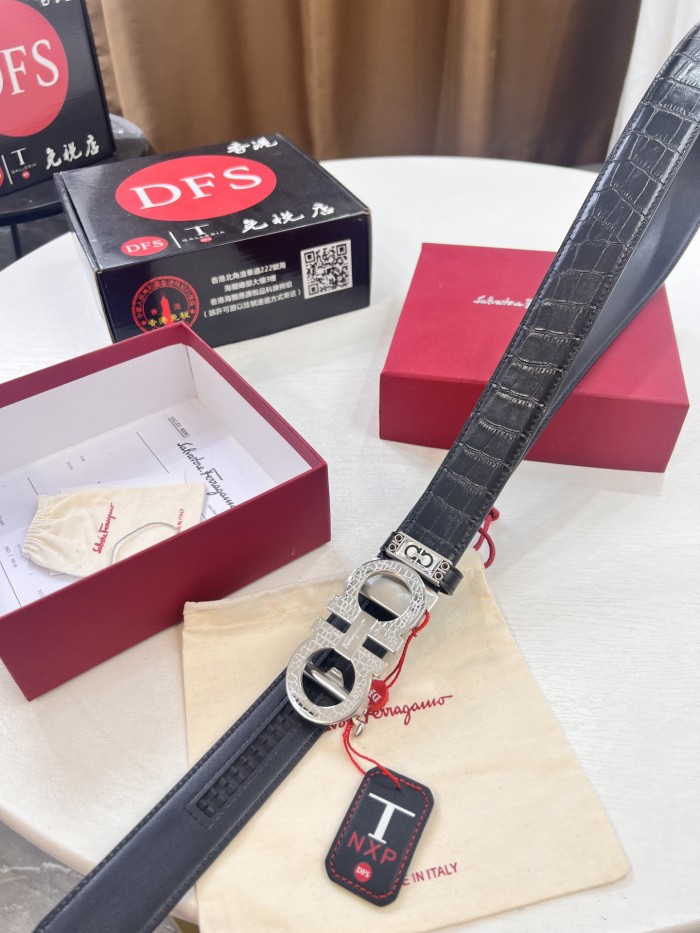 Streetwear Belt Ferragamo 321515 size:3.5cm