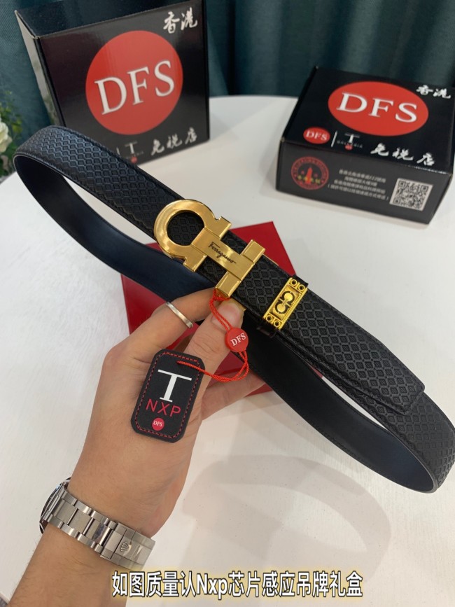 Streetwear Belt Ferragamo 321376 size:3.5cm