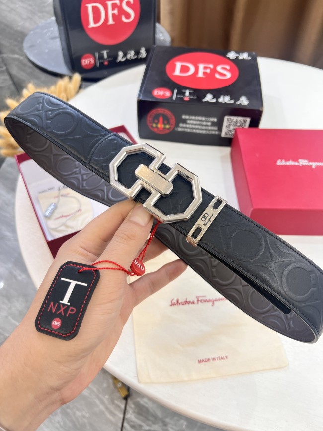 Streetwear Belt Ferragamo 321537 size:3.5cm