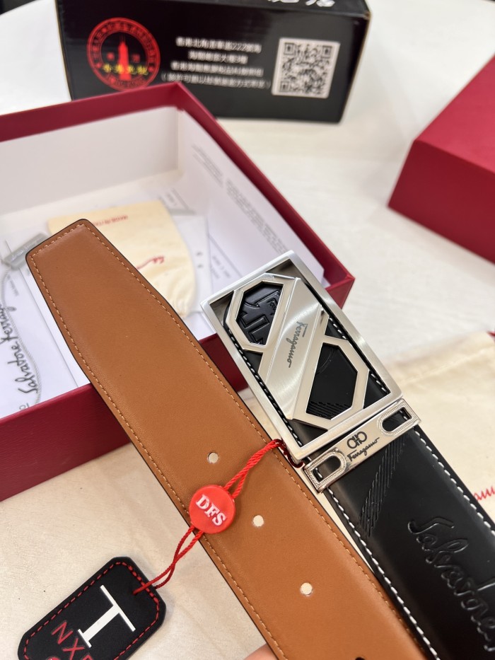 Streetwear Belt Ferragamo 321499 size:3.5cm