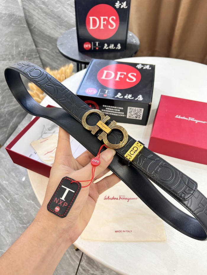 Streetwear Belt Ferragamo 321527 size:3.5cm