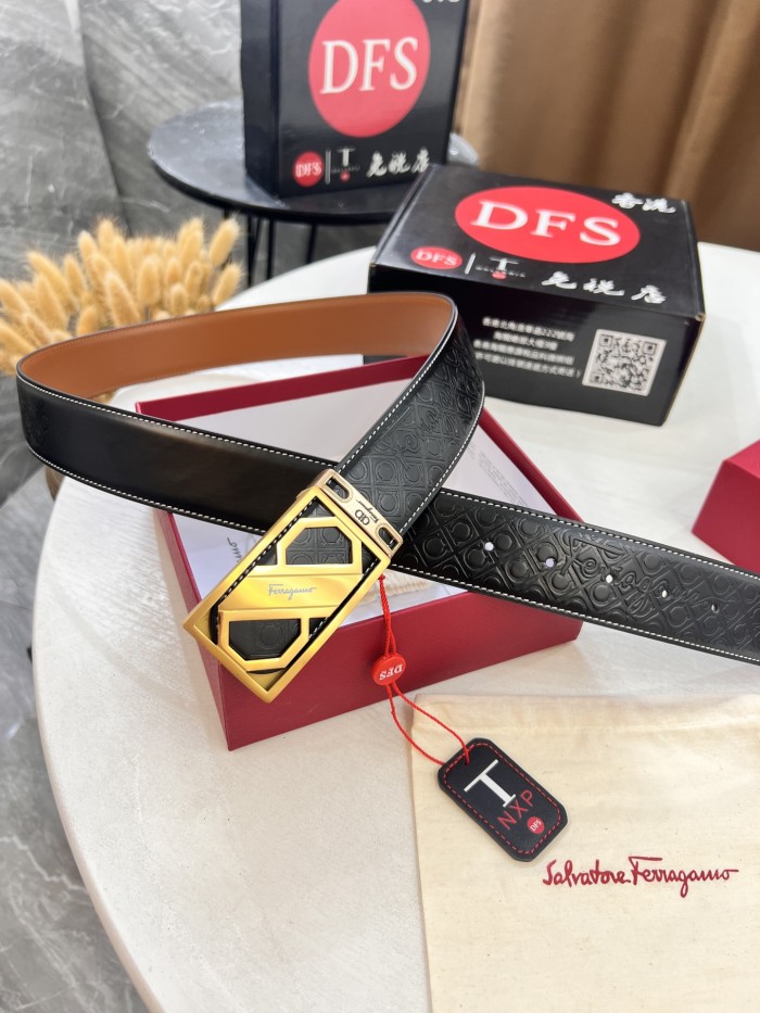 Streetwear Belt Ferragamo 321616 size:3.5cm