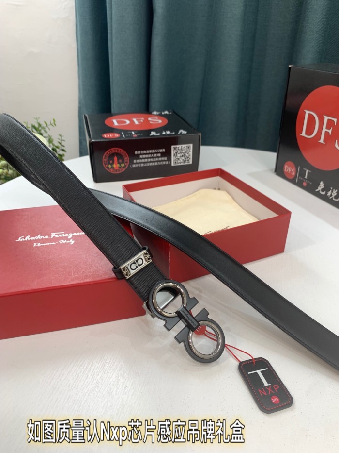 Streetwear Belt Ferragamo 321162 size:3.5cm