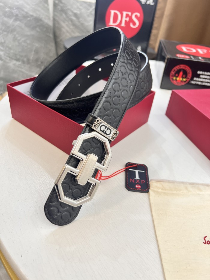 Streetwear Belt Ferragamo 321228 size:3.5cm