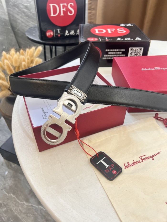 Streetwear Belt Ferragamo 321457 size:3.5cm