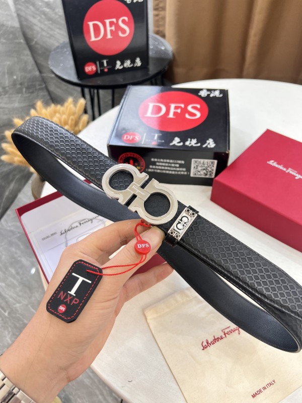 Streetwear Belt Ferragamo 321493 size:3.5cm