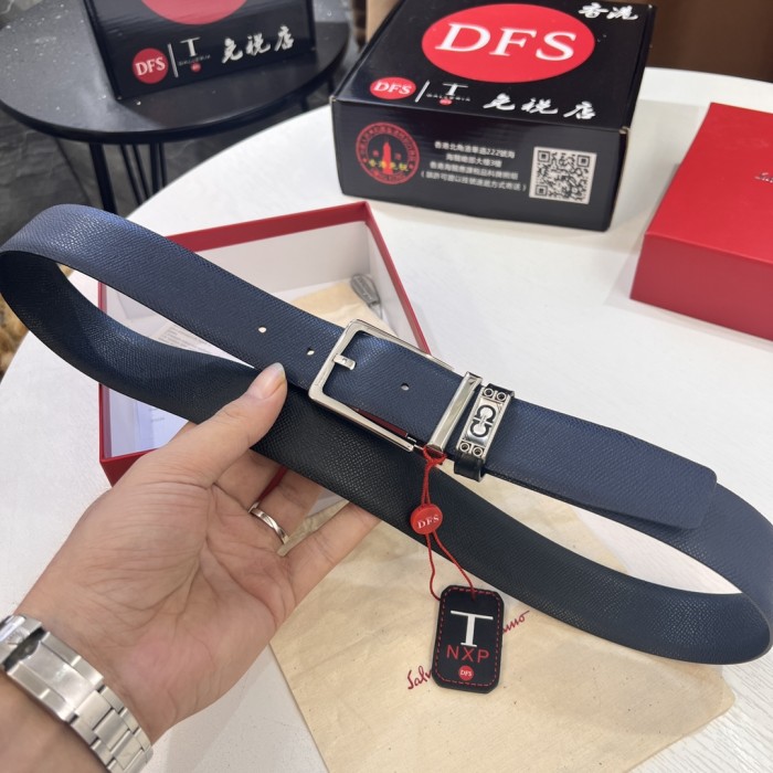 Streetwear Belt Ferragamo 321452 size:3.5cm