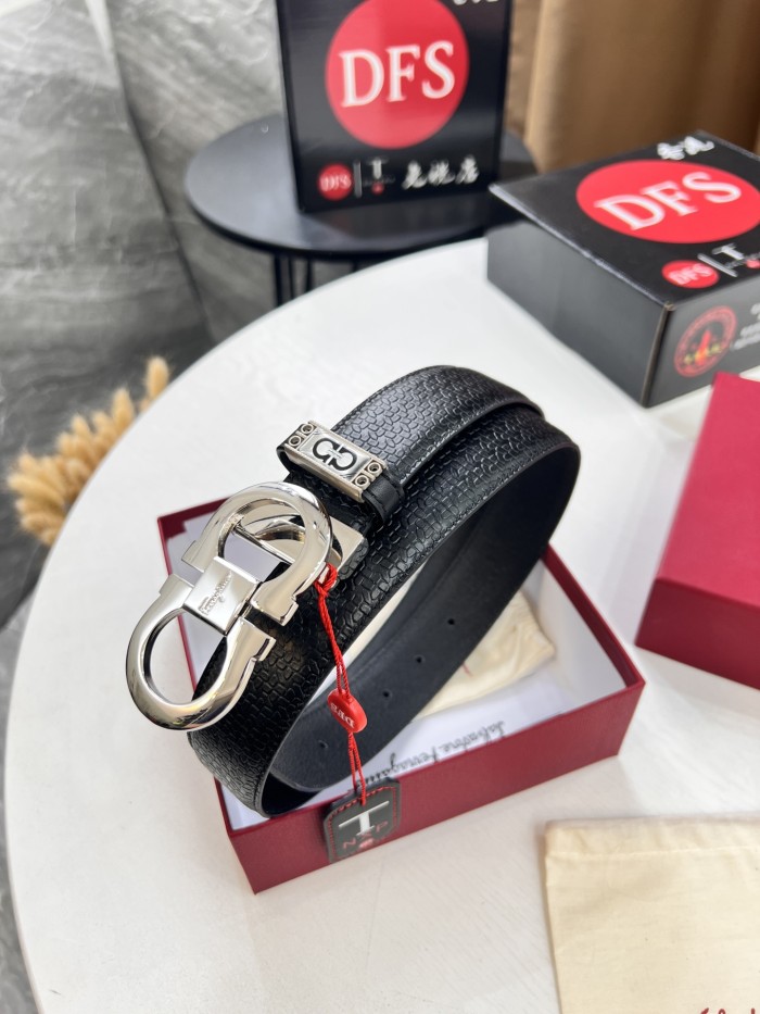 Streetwear Belt Ferragamo 321437 size:3.5cm