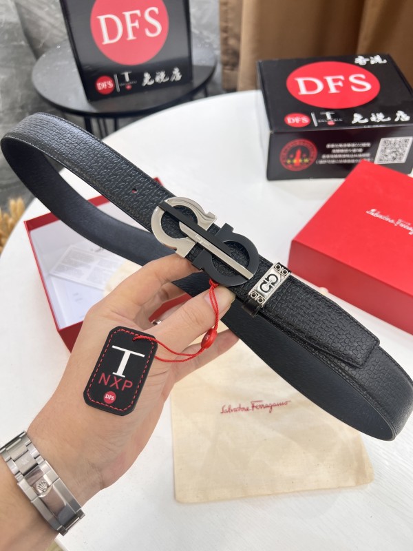 Streetwear Belt Ferragamo 321324 size:3.5cm