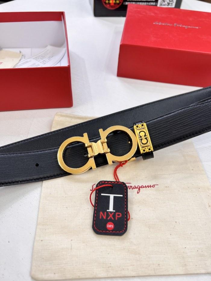 Streetwear Belt Ferragamo 321293 size:3.5cm