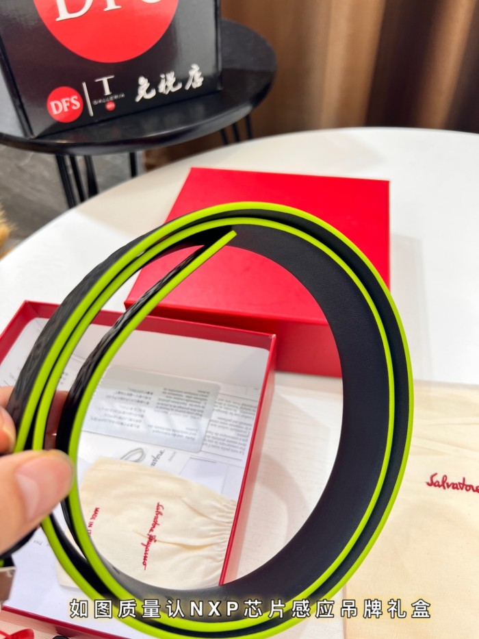 Streetwear Belt Ferragamo 321256 size:3.5cm