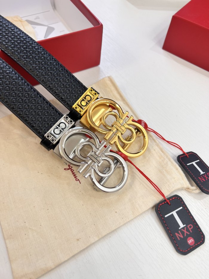 Streetwear Belt Ferragamo 320990 size:3.5cm