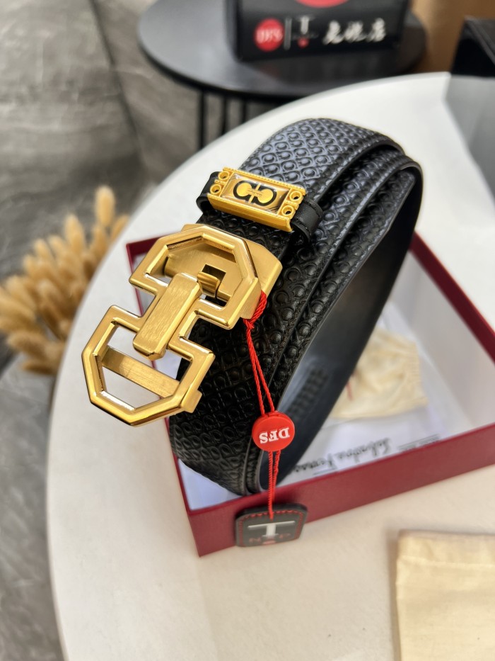 Streetwear Belt Ferragamo 320918 size:3.5cm