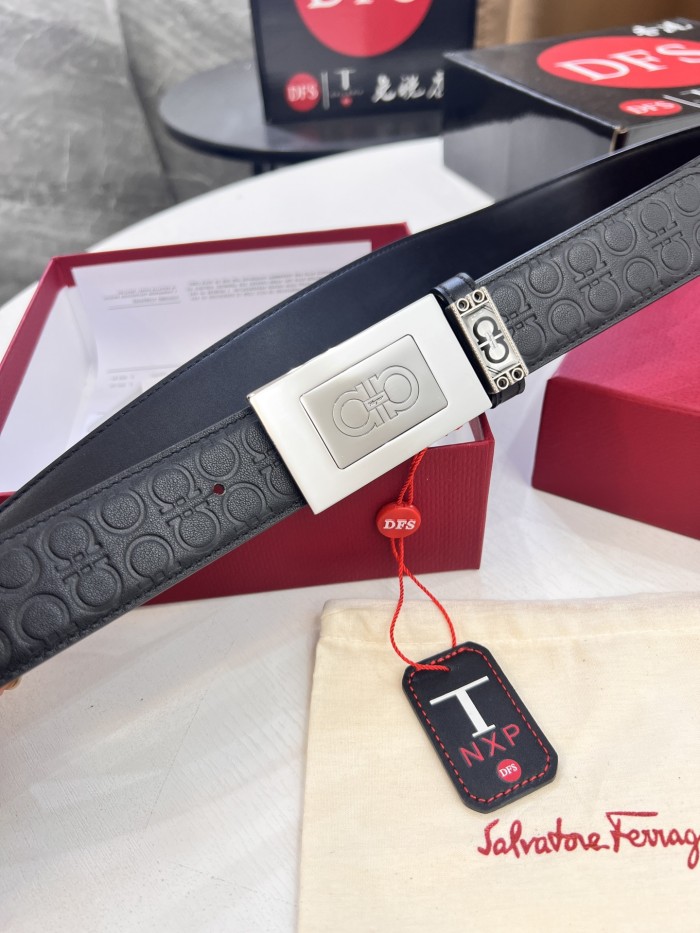 Streetwear Belt Ferragamo 320932 size:3.5cm