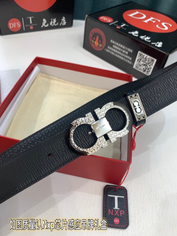 Streetwear Belt Ferragamo 321144 size:3.5cm