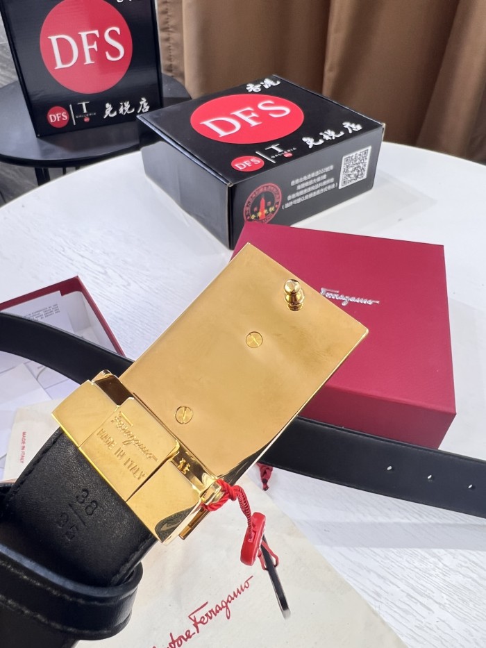 Streetwear Belt Ferragamo 320933 size:3.5cm