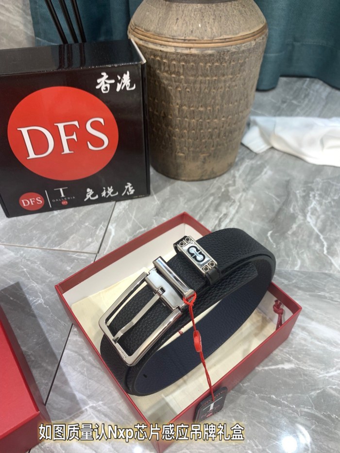 Streetwear Belt Ferragamo 321043 size:3.5cm
