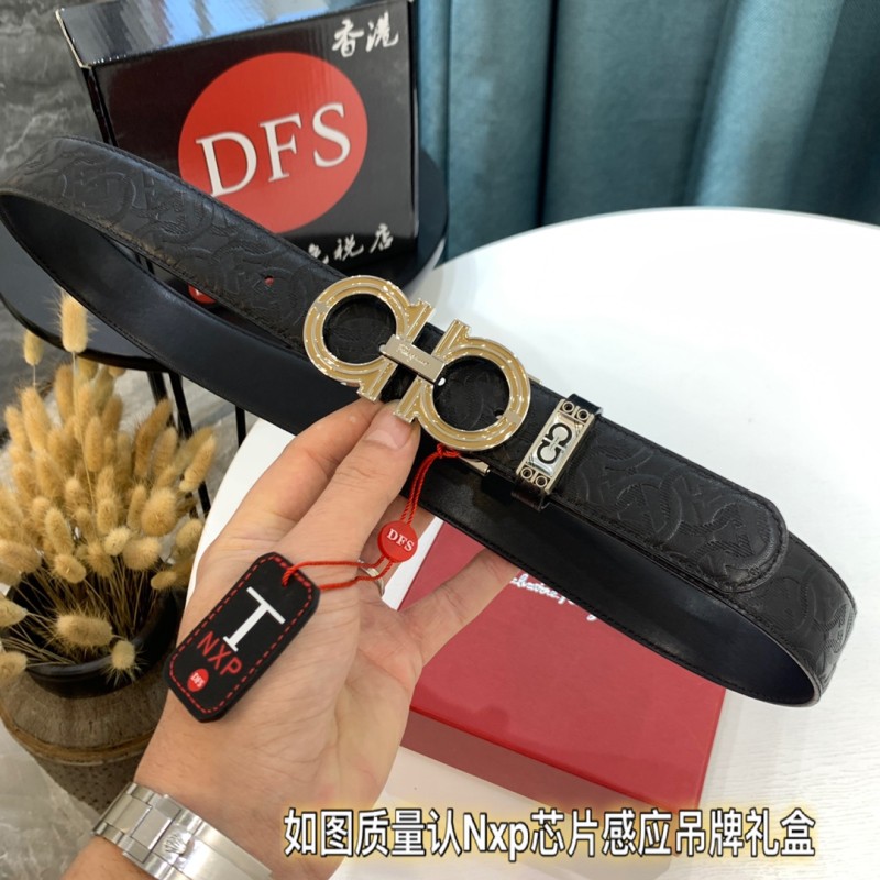 Streetwear Belt Ferragamo 320938 size:3.5cm