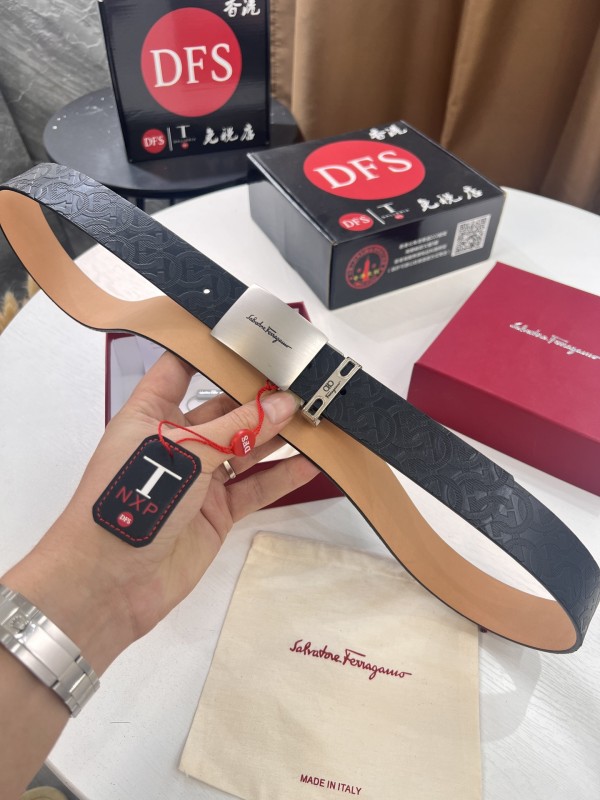 Streetwear Belt Ferragamo 320954 size:3.5cm