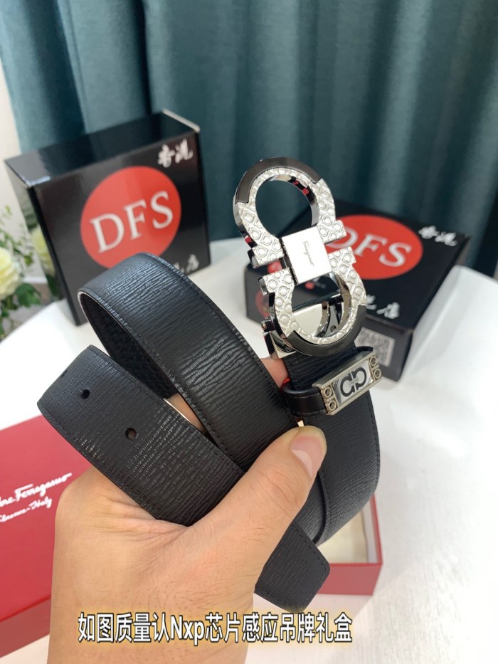 Streetwear Belt Ferragamo 321144 size:3.5cm