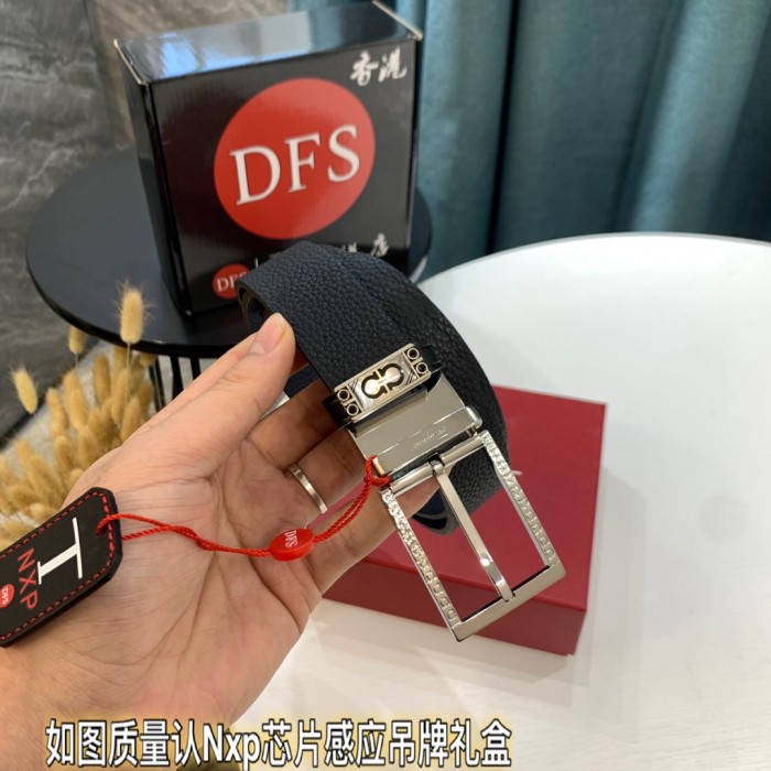 Streetwear Belt Ferragamo 321135 size:3.5cm